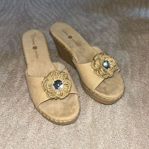 Lindsay Phillips Devan Neutral Platform Sandals